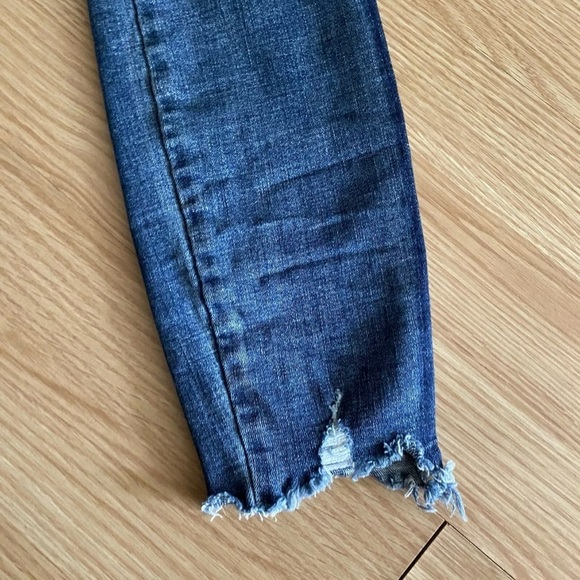 Pistola Audrey Side Stripe Distressed Ankle Skinny Jeans Women’s 25 - Picture 4 of 9